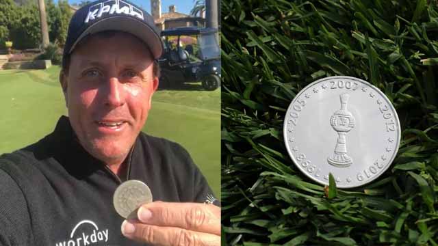 moneda Phil Mickelson