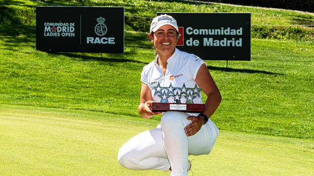 Ana Peláez conquista a lo grande el Comunidad de Madrid Ladies Open