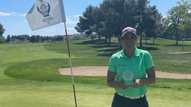Carmen Alonso, campeona en el Campo de Golf de Layos