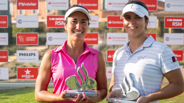 Piti Martínez Bernal y Natalia Escuriola, campeonas del Santander Golf Tour Peralada