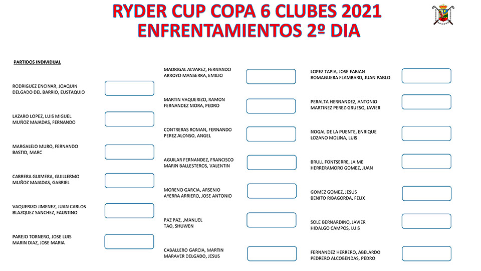 Individuales  - Copa 6 Clubes