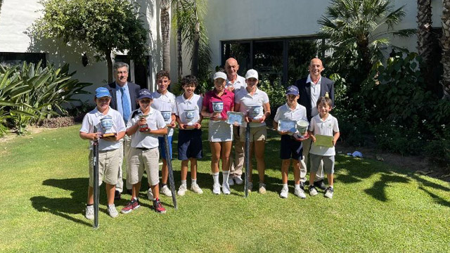 campeones sub 16 y benjamn de Pitch & Putt