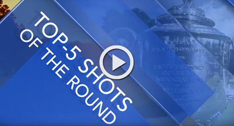 Los 5 mejores golpes del segundo da en el PGA Championship