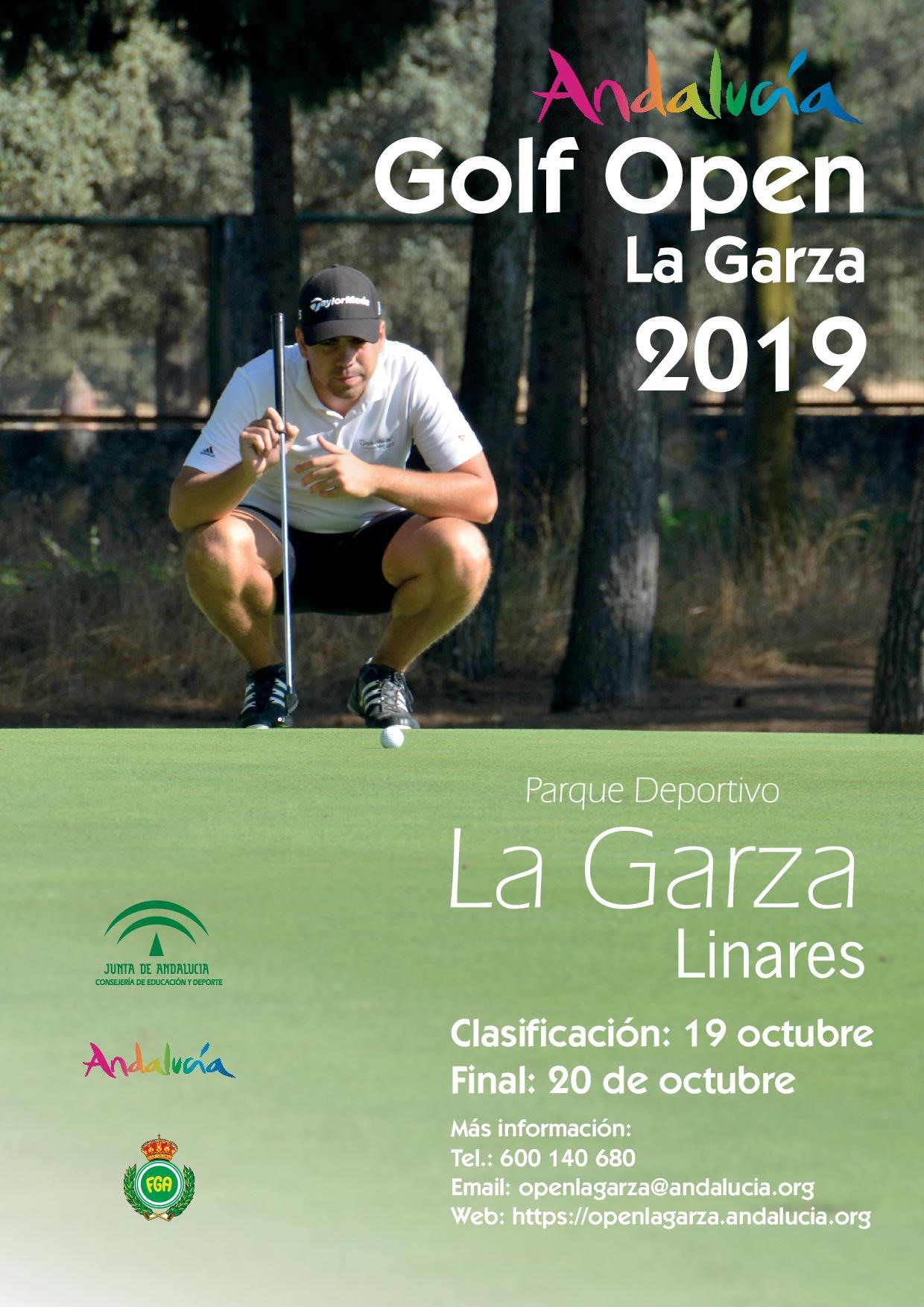 Cartel Andalucía Golf Open La Garza