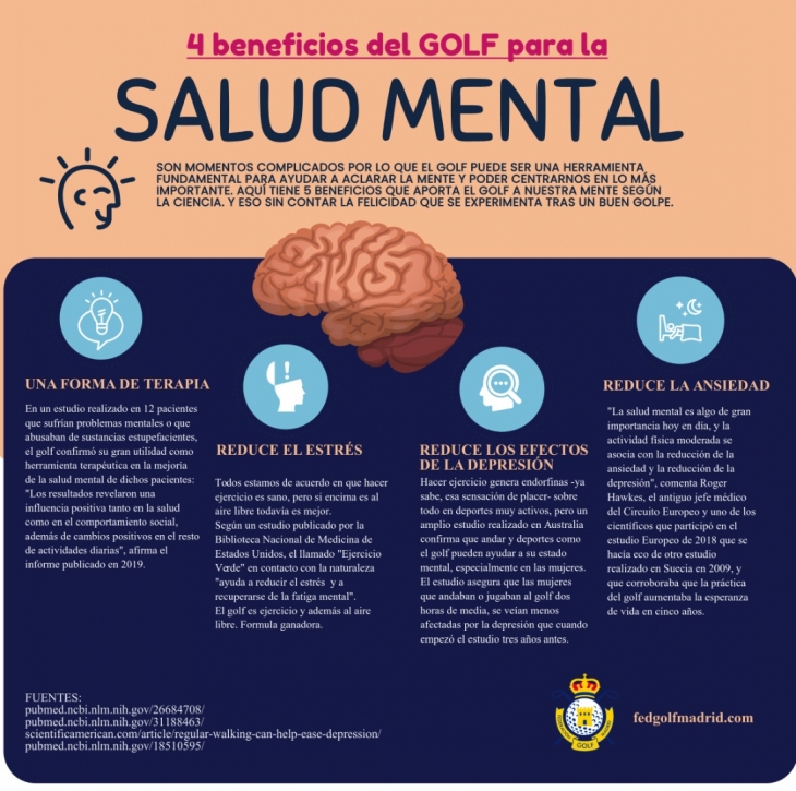 Beneficios mentales del golf