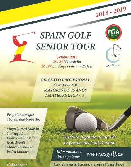 Cartel Spain Golf Senior Tour RFEG 2018