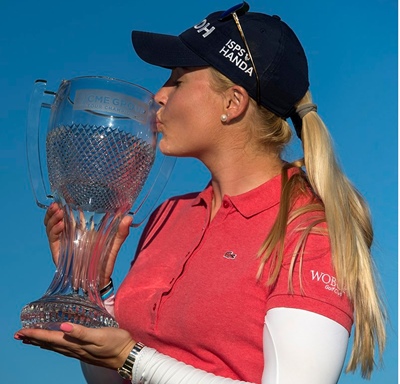 Charley Hull CME Group Tour título
