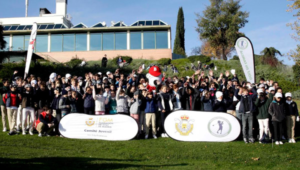 Campeones Golf en los Colegios Madrid Olivar Hinojosa 2018