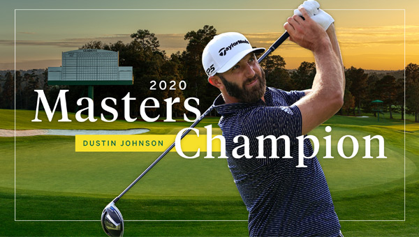 Dustin Johnson victoria Masters de Augusta 2020 chaqueta verde