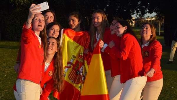 Equipo español femenino Cuadrangular Costa Ballena 2019 día 1