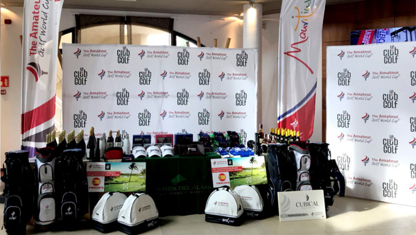 Mesa regalos FInal Nacional The Amateur World Golf Cup