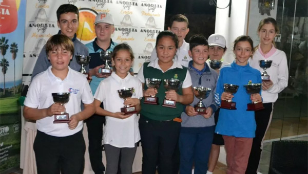 Ganadores Añoreta y Villa Nueva Circuitos Juvenil y Benjamín de Andalucía