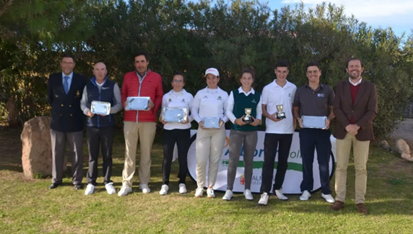 Ganadores puntuable Andalucía Almería Alborán Golf