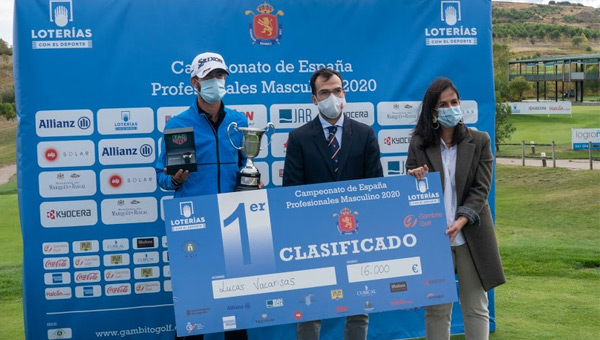 Lucas Vacarisas triunfo Cto. España Profesionales podio