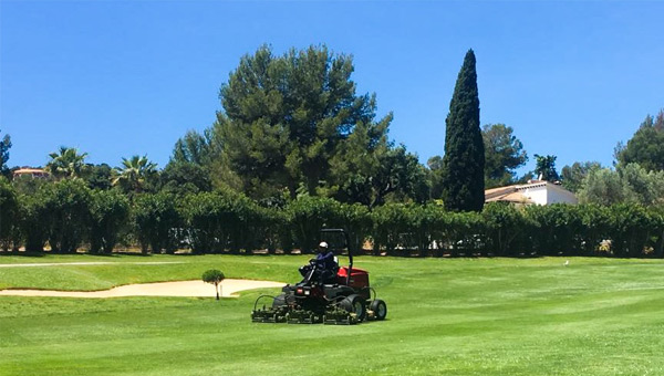 Maquinaria nueva en Arabella Golf agosto 2018