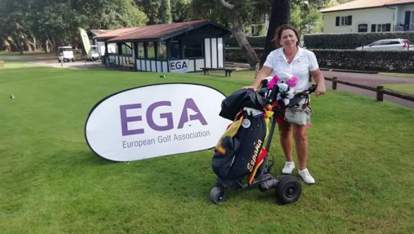 María Castillo Campeonato de Europa Individual Senior Masculino y Femenino primera vuelta