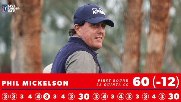 Phil Mickelson liderato Desert Classic PGA 2019
