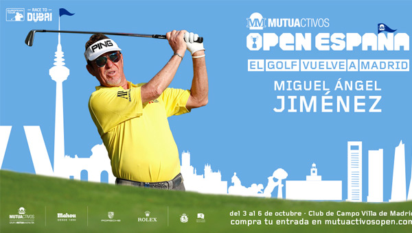 Miguel Ángel Jiménez jugará el Mutuactivos Open de España
