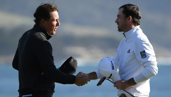 Nick Taylor AT&TPebble Beach Pro Am 2020 y Phil Mikckelson