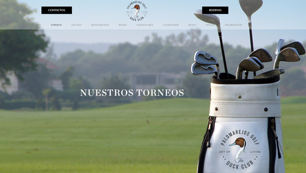 nueva web palomarejos golf