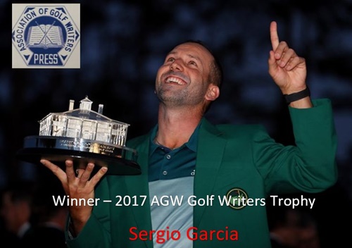 Sergio García premio Golf Writers