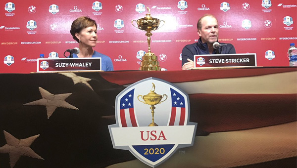 Steve Stricker capitán Ryder Cup EE.UU. 2020