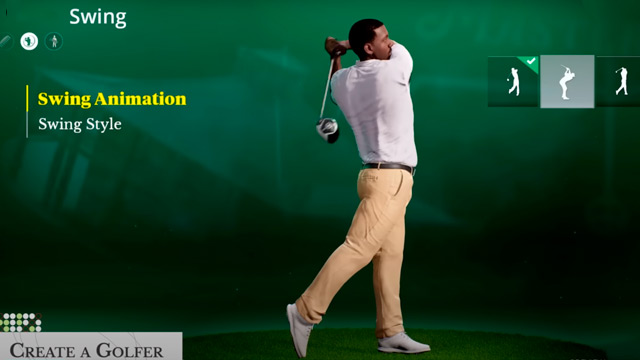 Creación swing golfista EA Sports PGA Tour