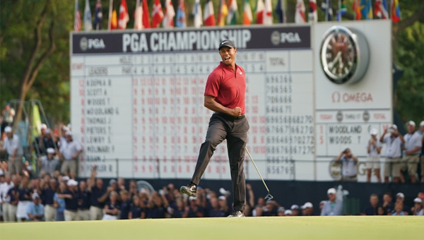 Tiger Woods cuarta ronda PGA Championship