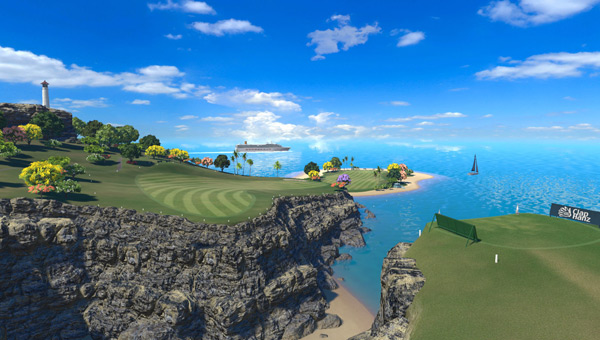 VIdeojuego realidad virtual golf PLayStation