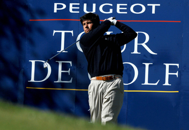 Amateurs futuro del golf profesional español, en el Peugeot Alps de España