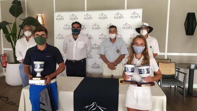 Laurentino Gil y Alejandra Cervera, Campeones de Andalucía de Pitch and Putt