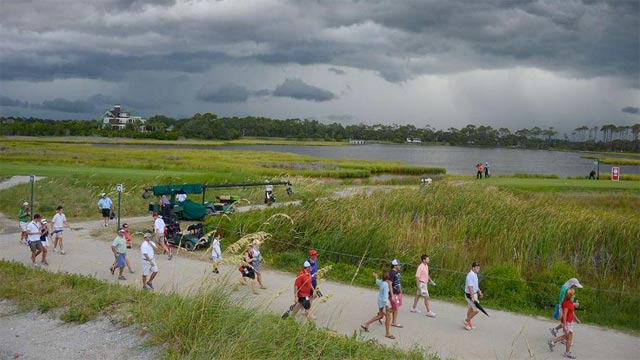 Las tormentas acaparan el protagonismo en Kiawah Island