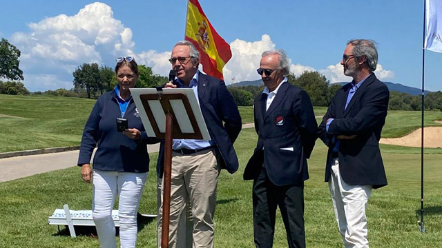 Presentación de la Copa de la Solheim Cup 2023 en Barcelona