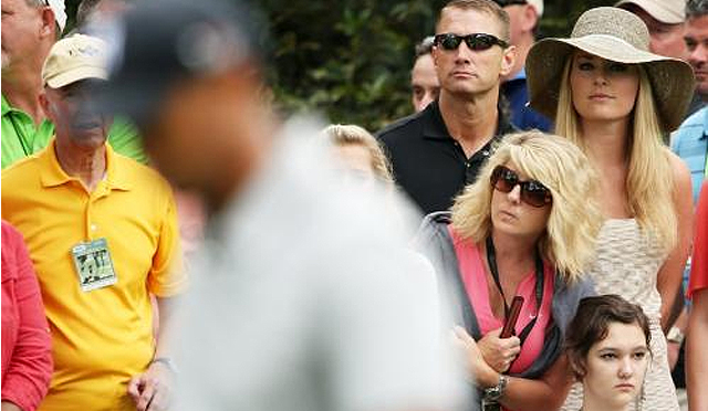 Lindsey Vonn, el mejor apoyo para Tiger Woods