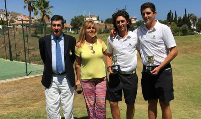 Víctor Jiménez, hijo menor de Miguel Ángel, y Pablo Alonso, Campeones de Andalucía Dobles de Pitch & Putt