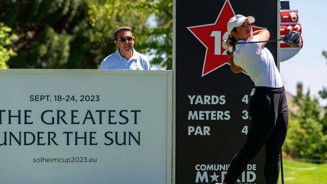 Ana Peláez asalta el liderato del Comunidad de Madrid Ladies Open