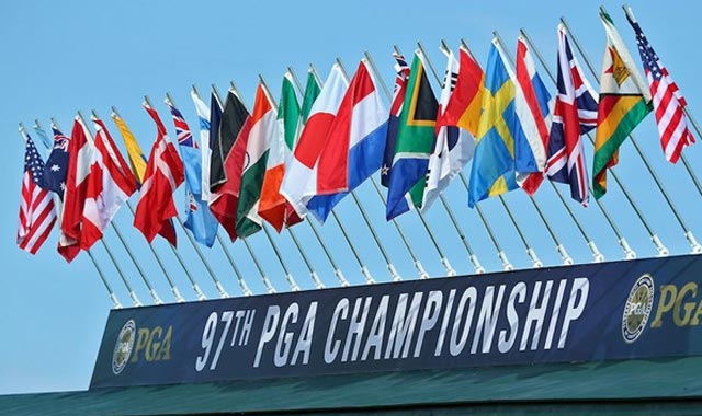 Los participantes en Whistling Straits