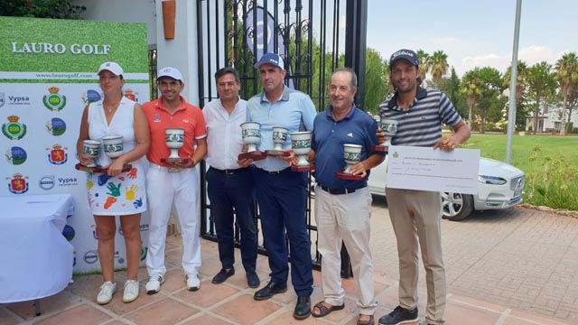 Álvaro Arizabaleta, Víctor Casado, Laura Cabanillas y Juan Oña, campeones en Lauro Golf