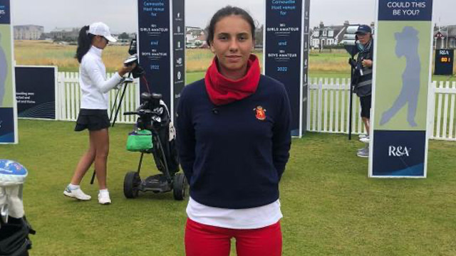 Cayetana Fernández, flamante finalista del Girls Amateur Championship