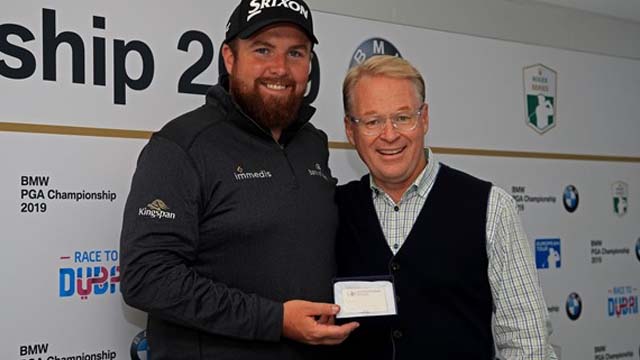 Shane Lowry reconocido por el European Tour