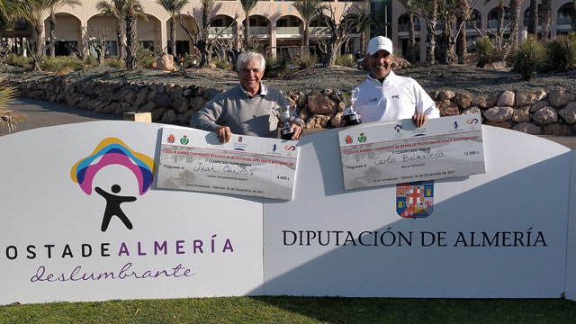 Carlos Balmaseda y Juan Quirós, objetivos a batir en el Costa de Almería Campeonato de España de Profesionales Senior y Súper Senior