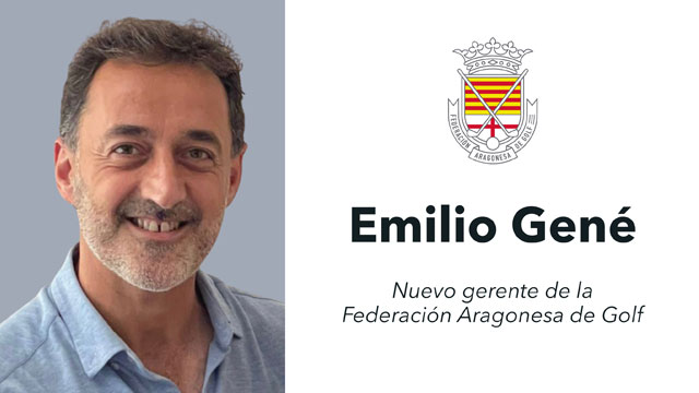 Emilio Gené, nuevo gerente de la Federación Aragonesa de Golf
