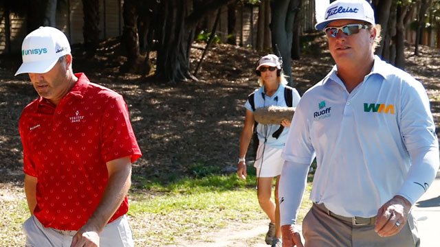 Charley Hoffman y Ryan Palmer mantienen el liderato en el QBE Shootout