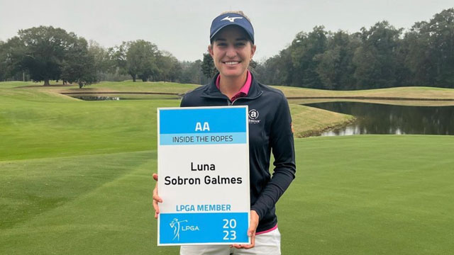Luna Sobrón consigue la tarjeta del LPGA Tour