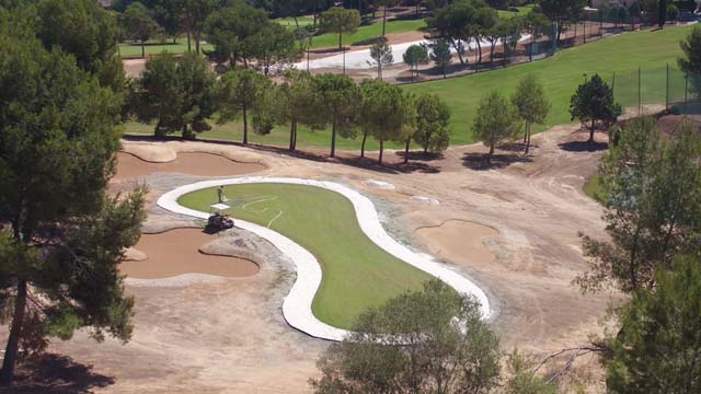 El Club de Golf El Bosque inicia la fase final de las obras de reforma del campo