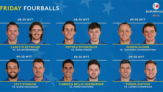 Anunciados los primeros enfrentamientos en la Eurasia Cup