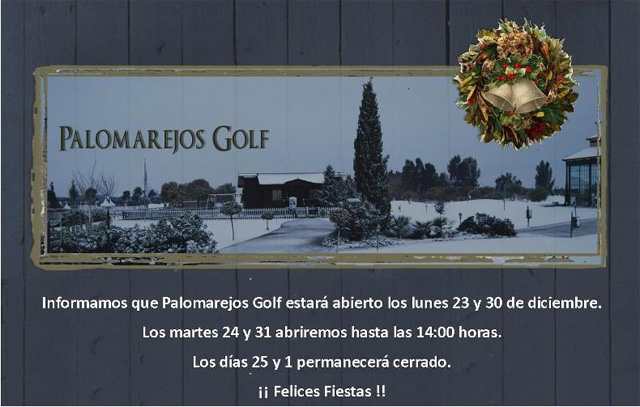 Palomarejos: abierto por vacaciones