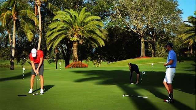 Trump de vacaciones con estrellas del PGA Tour