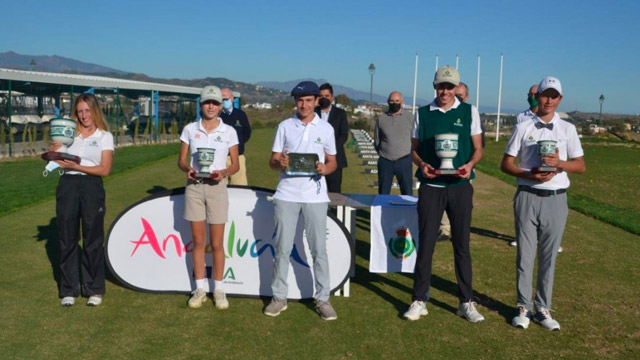 Álvaro Gómez de Linares y Cristina Albertazzi Campeones de Andalucía Sub-16