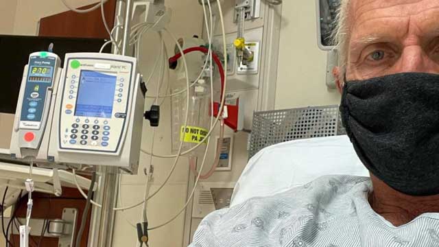 Greg Norman vuelve a estar hospitalizado